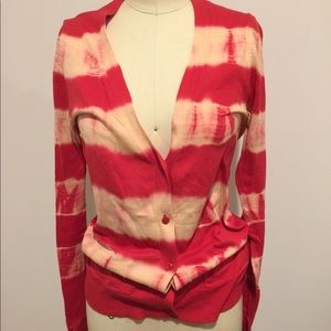 Tie-dye striped cardigan (Forever21)